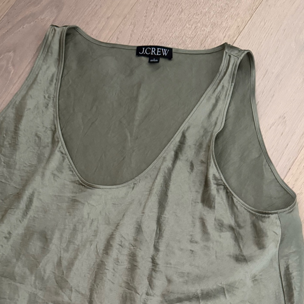 J. Crew Olive Green Tank Top